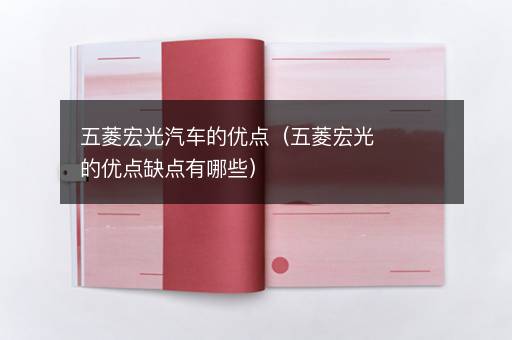 五菱宏光汽车的优点（五菱宏光的优点缺点有哪些）